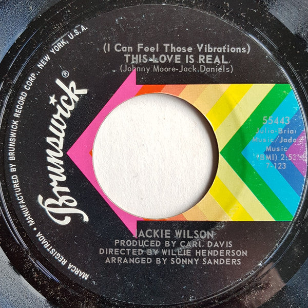 Jackie Wilson : This Love Is Real / Love Uprising (7