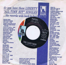 Load image into Gallery viewer, The Candymen : Happy Tonight / Papers (7", Single, Promo)