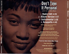 Load image into Gallery viewer, Monica : Don&#39;t Take It Personal (Just One Of Dem Days) (CD, Maxi, Promo)