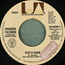 Load image into Gallery viewer, Roderick Falconer : Play It Again / New Nation (7", Styrene)