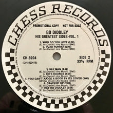 Load image into Gallery viewer, Bo Diddley : His Greatest Sides: Volume One (LP, Comp, Promo, W/Lbl)