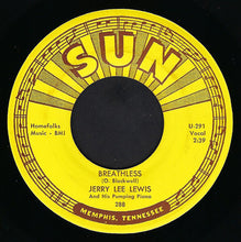 Load image into Gallery viewer, Jerry Lee Lewis : Breathless (7", Single)