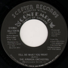 Load image into Gallery viewer, The Armada Orchestra : Tell Me What You Want (7&quot;, Promo)