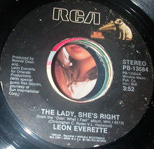 Load image into Gallery viewer, Leon Everette : The Lady, She's Right / Knocking On Her Door (7", Single)