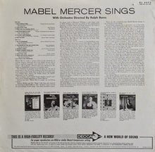 Load image into Gallery viewer, Mabel Mercer : Mabel Mercer Sings (LP, Album, Mono)