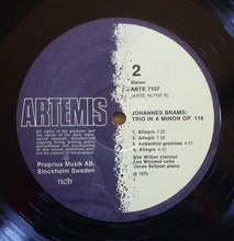 Load image into Gallery viewer, Ludwig van Beethoven / Johannes Brahms - Bob Wilber, Leo Winland, Janos Solyom : Trio B Flat Major Op 11 / Trio A Minor Op 114 (LP, Gat)