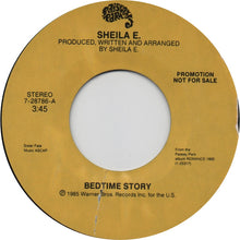 Load image into Gallery viewer, Sheila E. : Bedtime Story (7&quot;, Promo)
