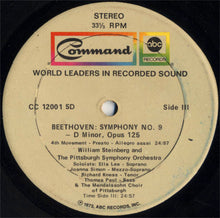 Load image into Gallery viewer, Ludwig van Beethoven - William Steinberg, The Pittsburgh Symphony Orchestra, The Mendelssohn Choir Of Pittsburgh : Symphony No. 9 In D Minor, Opus 125; Symphony No. 8 In F Major, Opus 93 (2xLP, RE, Gat)