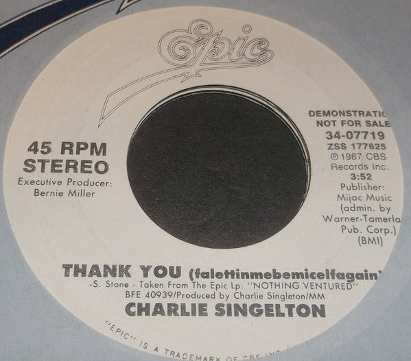 Charlie Singleton & Modern Man (2) : Thank You (Falettinmebemicelfagain) (7