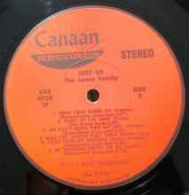 Load image into Gallery viewer, The Lewis Family : Just Us (LP, Album)