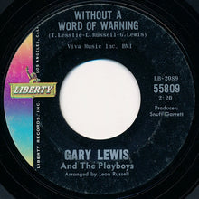 Load image into Gallery viewer, Gary Lewis &amp; The Playboys : Save Your Heart For Me (7", Single, Styrene, She)