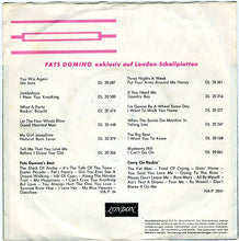Load image into Gallery viewer, Fats Domino : Won't You Come On Back / Hands Across The Table (7", Single)