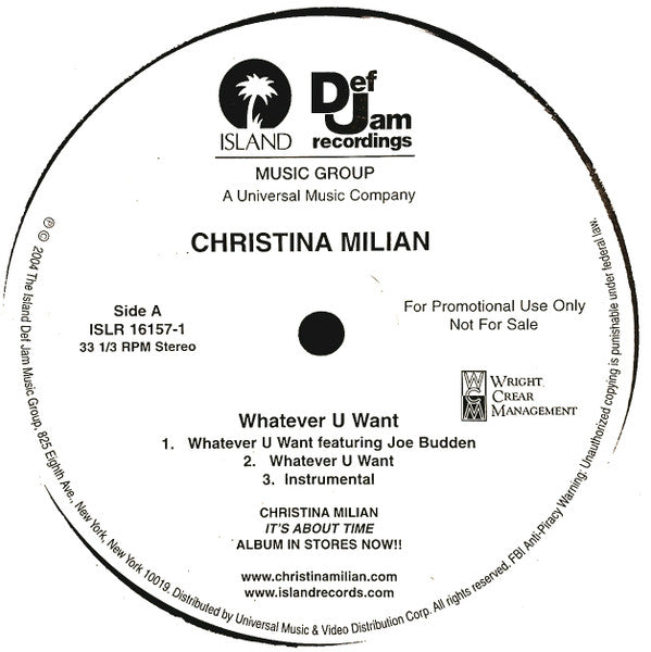 Christina Milian : Whatever U Want (12