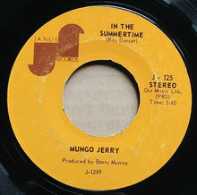 Load image into Gallery viewer, Mungo Jerry : In The Summertime / Mighty Man (7", Single)