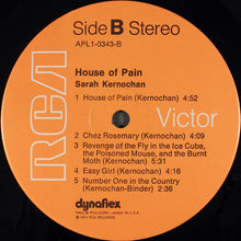 Load image into Gallery viewer, Sarah Kernochan : House Of Pain (LP, Album, Gat)