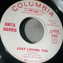 Load image into Gallery viewer, Anita Harris : Just Loving You / Butterfly With Coloured Wings (7", Single, Promo)