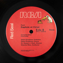 Load image into Gallery viewer, Maurice Ravel - Dallas Symphony Orchestra, Dallas Symphony Chorus, Eduardo Mata : Daphnis Et Chloé (Complete Ballet) (LP)