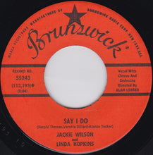 Load image into Gallery viewer, Jackie Wilson And Linda Hopkins : Shake A Hand (7&quot;, Single, ora)
