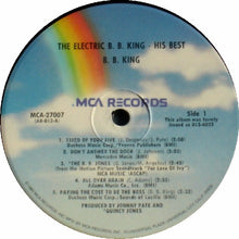Load image into Gallery viewer, B.B. King : His Best - The Electric B.B. King (LP, Comp, RE)