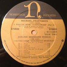 Load image into Gallery viewer, Michael Praetorius / Johann Hermann Schein - Ferdinand Conrad Instrumental Ensemble / Niedersächsischer Singkreis / Willi Träder : Christmas Music / Dances From "Terpsichore" / Two Suites From "Banchetto Musicale" (LP, Album)