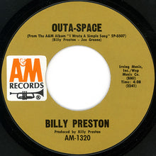 Load image into Gallery viewer, Billy Preston : Outa-Space / I Wrote A Simple Song (7&quot;, Single, Styrene)