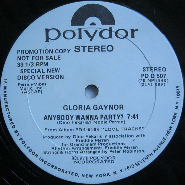 Gloria Gaynor : Anybody Wanna Party? (12