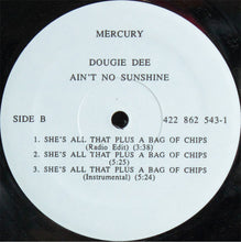 Load image into Gallery viewer, Dougie Dee : Ain&#39;t No Sunshine (12&quot;, Promo)