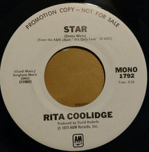 Load image into Gallery viewer, Rita Coolidge : Star (7", Promo)