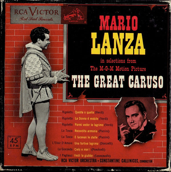 Buy Mario Lanza The Great Caruso 4x7