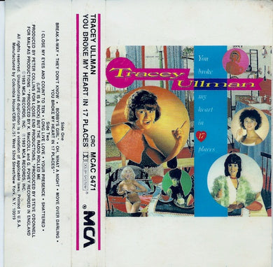 Tracey Ullman : You Broke My Heart In 17 Places (Cass, Album, Club)