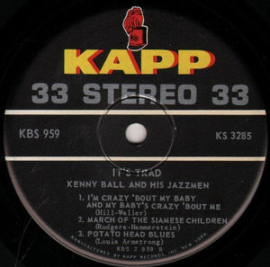 Kenny Ball And His Jazzmen : It's Trad (7", Jukebox)