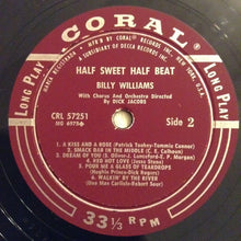 Load image into Gallery viewer, Billy Williams (5) : Half Sweet Half Beat (LP, Mono)
