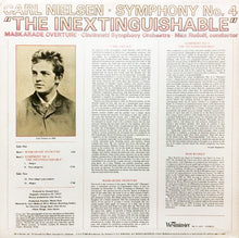 Load image into Gallery viewer, Carl Nielsen / Cincinnati Symphony Orchestra, Max Rudolf : Symphony No. 4, "The Inextinguishable" - Maskarade Overture (LP)