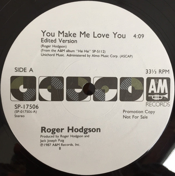 Roger Hodgson : You Make Me Love You (12