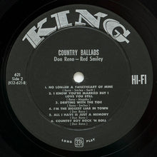 Load image into Gallery viewer, Reno And Smiley : Good Old Country Ballads (LP, Album, Mono)