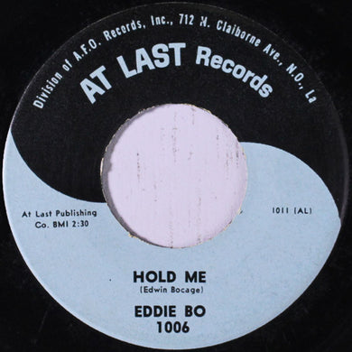 Eddie Bo : Hold Me / I Found A Little Girl (7