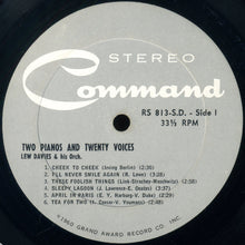 Load image into Gallery viewer, Lew Davies And His Orchestra : Two Pianos &amp; Twenty Voices (LP, Album)