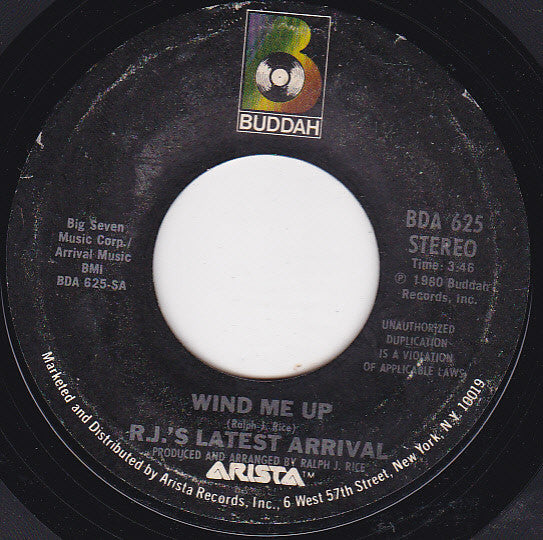 R.J.'s Latest Arrival : Wind Me Up (7