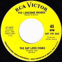 Load image into Gallery viewer, The Lonesome Rhodes : Mister / The Day Love Comes (Finding You) (7", Promo)