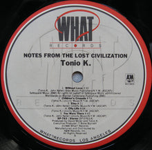 Load image into Gallery viewer, Tonio K. : Notes From The Lost Civilization (LP, Album)