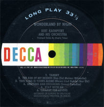 Load image into Gallery viewer, Bert Kaempfert &amp; His Orchestra : Wonderland By Night (LP, Album, Mono)