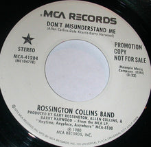 Load image into Gallery viewer, Rossington Collins Band : Don't Misunderstand Me (7", Mono, Promo)