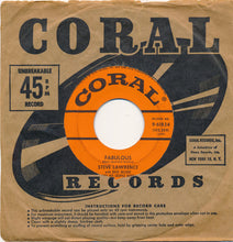 Load image into Gallery viewer, Steve Lawrence (2) With Dick Jacobs And His Skiffle Group : Fabulous (7", Single, Glo)