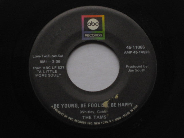 The Tams : Be Young, Be Foolish, Be Happy (7