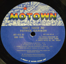 Load image into Gallery viewer, Patrick Gammon : Don't Touch Me (LP, Album)