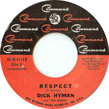 Load image into Gallery viewer, Dick Hyman and The Group : In The Heat Of The Night (7", Mon)