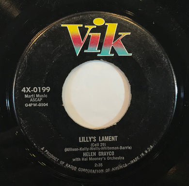 Helen Grayco With Hal Mooney And His Orchestra : Lilly's Lament (Cell 29) (7