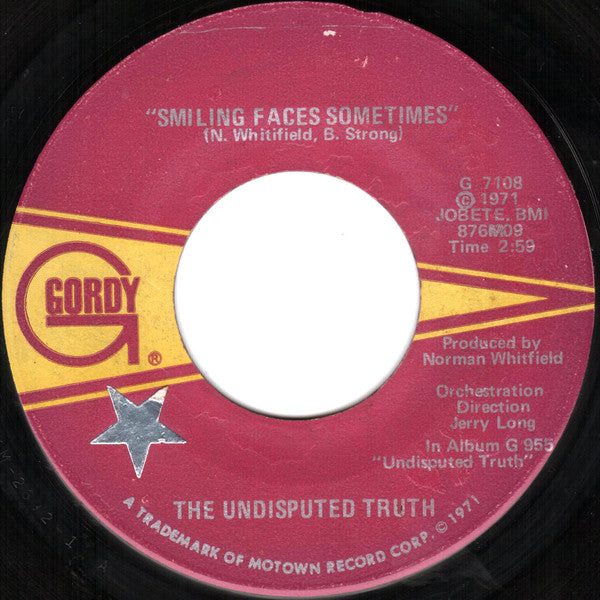 Undisputed Truth (2) : Smiling Faces Sometimes (7