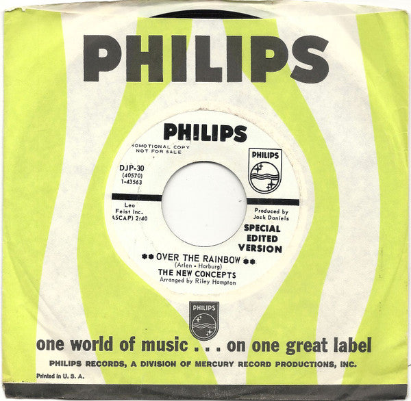 The New Concepts : Over The Rainbow (Special Edited Version) / same (7