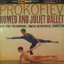 Load image into Gallery viewer, The New York Philharmonic Orchestra Conducted By Dimitri Mitropoulos : Prokofiev Romeo And Juliet Ballet Suite (LP, Promo)